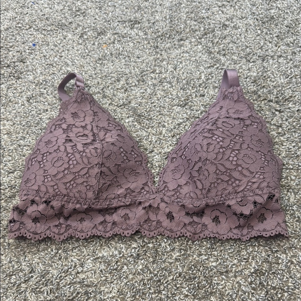 Momanda Purple Lace Nursing Bralette